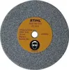 A Stihl grinding wheel with its label. Produktbild-Vorschau