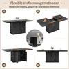 MODFU Eettafel uitschuifbaar, 140–180 cm, inklaptafel met Productafbeelding-voorbeeld 7