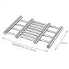 com-four® Hochwertiger Topfuntersetzer aus Edelstahl - Produktbild-Vorschau 5