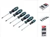 A set of screwdrivers arranged diagonally on a white background, with additional product images in smaller frames to the right. Náhľad obrázku produktu