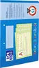 A blue folder with educational materials for children learning to write. Podgląd zdjęcia produktu