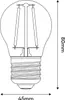 BeBulbs Lampadina LED Milky Globetta G45 2W 136Lm E27 2700K Voir les images du produit 3