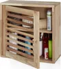 Elégante armoire murale en noyer LAMELÉ avec fermeture Voir les images du produit 1