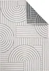 Teppich Outdoor Wetterfest - Grau, Creme - Wendeteppich - Produktbild-Vorschau 9