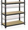 Étagère de rangement métallique à 5 tablettes, 180 cm, pour Voir les images du produit 6