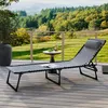 Sonnenliege klappbar Gartenliege, Liegestuhl mit 4-Fach Produktbild-Vorschau 2