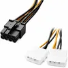 R38 PCIe Stromadapter Kabel – 8-Pin PCIe auf 2× 4-Pin Molex Produktbild-Vorschau 5