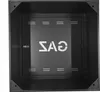 Gasbox Gaskasten Metall FEINZ - 60x60x25 cm - Schwarz - Produktbild-Vorschau 8