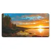 MuchoWow® Schreibtischunterlage Sonne - Landschaft - Wasser Produktbild-Vorschau 1