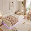 INONEFT Polsterbett Schlafsofa 90×200 cm mit LED und USB, Produktbild-Vorschau 8