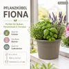 Pflanztopf Fiona Taupe Ø 18cm - Frostsicher & UV-Beständig Produktbild-Vorschau 2