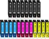 A collection of printer ink cartridges arranged in two rows against a white background. Produktbild-Vorschau