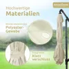 deluxe4home® Sonnenschirm Ø270 cm Creme I Ampelschirm mit Produktbild-Vorschau 3
