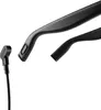 A close-up view of two parts of a pair of black smart glasses, with a charging cable attached to one part. Anteprima dell’immagine prodotto