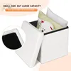 EUGAD Sitzhocker mit Stauraum, Faltbar, Fußhocker, aus Produktbild-Vorschau 8