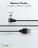 Goobay 55157 Cavo USB-DC 5,5 x 2,1 mm, 0,5 m, 0,5 m, nero - Anteprima dell’immagine prodotto 7