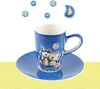 Mila Keramik Espresso-Tasse mit Untere NachtKatzen Produktbild-Vorschau 4