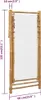 vidaXL Chaise longue bambou et toile Voir les images du produit 9