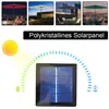 Collage of images showing outdoor umbrellas at night, a sun graphic, and a solar panel. Produktbild-Vorschau
