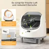 Litière autonettoyante Puluomis, 80 litres, XXL, ouverte, Voir les images du produit 8
