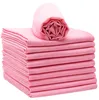 set di 10 panni per il ruttino, cotone, 70x70 cm, rosa Anteprima dell’immagine prodotto 8