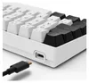 Sharkoon SGK50 S4, 60%, Kábel, USB, QWERTZ, RGB LED, Biela Náhľad obrázku produktu 4