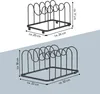 eluno Topfdeckelhalter 2tlg-Set, Pfannenhalter, 9 Fächer, Produktbild-Vorschau 7
