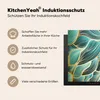 KitchenYeah© Herdabdeckplatte Muster - Gold - Abstrakt - Produktbild-Vorschau 5