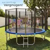 tectake® Trampolin Garfunky Ø 396 cm,  GS  mit Produktbild-Vorschau 10