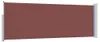 vidaXL Výsuvná boční markýza, 100 x 314 cm, hnědá Náhled obrázku produktu 6