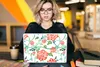 MuchoWow® Laptop Aufkleber Sticker Cover Blumen - Blätter - Produktbild-Vorschau 5
