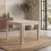 WOHNLING Tavolo da pranzo in legno massello di mango 80x80 Anteprima dell’immagine prodotto 1