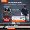 A man is using a pipe inspection camera system, with diagrams illustrating its features and operation. Náhled obrázku produktu