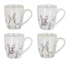 4er Set Osterbecher Osterhase Kaffeetasse Ostern Porzellan Produktbild-Vorschau 1
