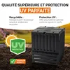 GARANTIA ECO-KING composteur 600 litres noir Voir les images du produit 6