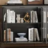 Vitrine mit Beleuchtung 3 Farbe, Glas-Sideboard mit 4 Produktbild-Vorschau 9