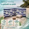Lantigo Plážová zástěna Kotva v Kruhu 12m | Větrolam Náhled obrázku produktu 9