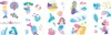 AVENIR Nail Stickers and Tattoos Mermaid Produktbild-Vorschau 3