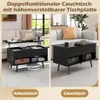 GOPLUS Couchtisch höhenverstellbar, Kaffeetisch mit Produktbild-Vorschau 3