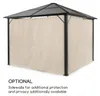 Blumfeldt Pantheon Solid Sky Ambient Solar, pavilon s šedou Náhled obrázku produktu 4