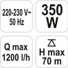 Flo 79944, 350 W, IPX8 Náhled obrázku produktu 13