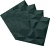 A stack of dark gray 3D wall panels with a geometric, faceted design. Produktbild-Vorschau