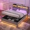 INONEFT Boxspringbed 140 x 190 cm, tweepersoonsbed met Productafbeelding-voorbeeld 7