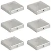 Tappi per pali 6 pz. Piramide Metallo zincato 81 x 81 mm Anteprima dell’immagine prodotto 8