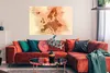 MuchoWow® Poster Karte von Europa - Zeitung - Orange 120x80 Produktbild-Vorschau 2