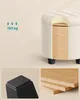 SONGMICS Sitzhocker rund, Fußhocker mit Stauraum, Produktbild-Vorschau 4