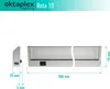 Aluminium Unterbauleuchte Küche LED schwenkbar 60cm 4000K Produktbild-Vorschau 6