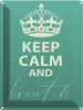 vianmo Blechschild 40x30 cm Keep Calm and breath Yoga Produktbild-Vorschau 1