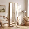Koonmi Fensterscheibe Ganzkörperspiegel 60 x 165 cm Gold, Produktbild-Vorschau 3