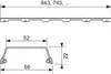 TECEdrainline Designrost steel II 800 mm Edelstahl poliert, Produktbild-Vorschau 2